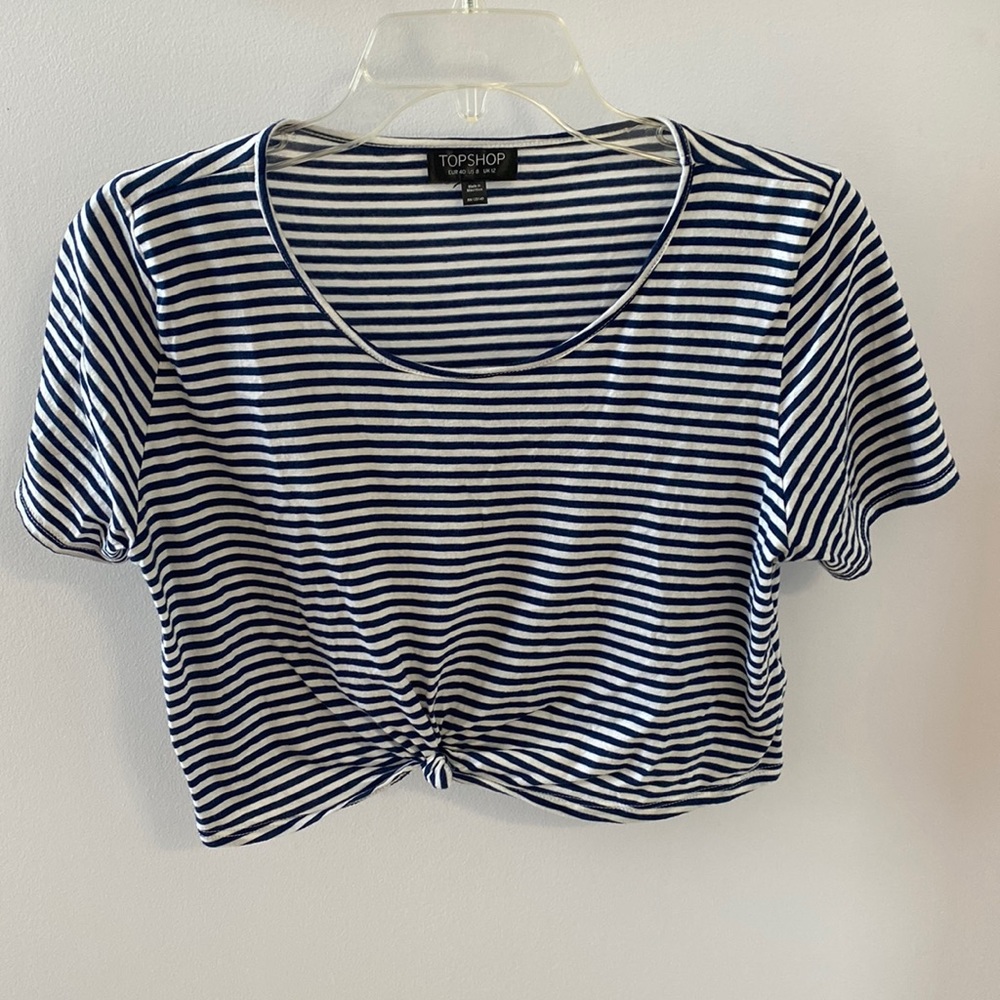 Topshop striped top
